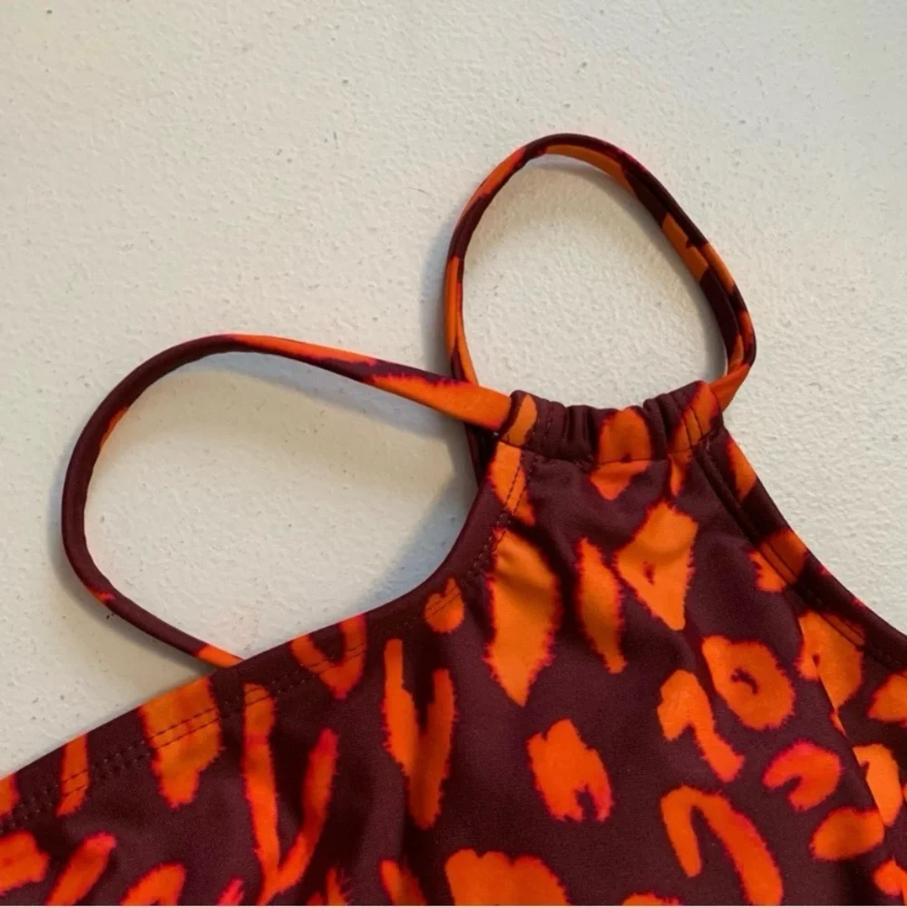 Shade & Shore Convertible One Shoulder Bikini Top Size Large NWOT - Picture 4 of 15